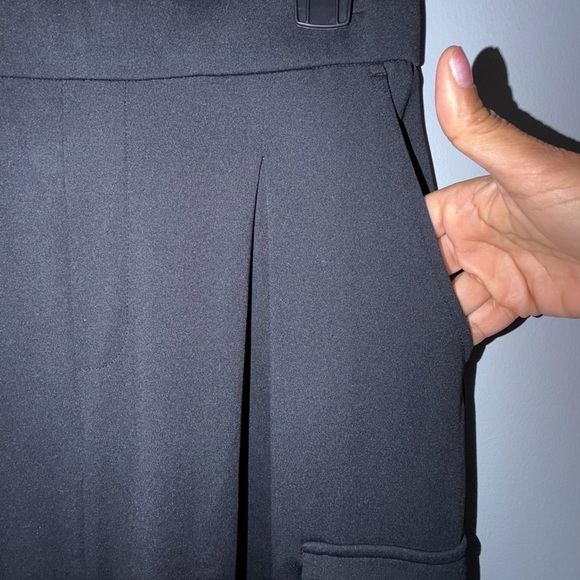 HALARA Women's Black Wide-Leg Trousers - Picture 5 of 11